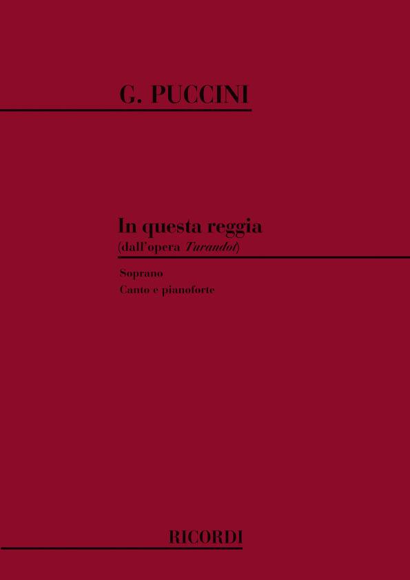Turandot: In Questa Reggia